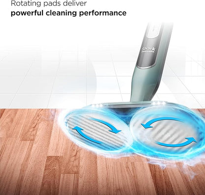 Shark® Alles-in-één Stoom- & Schrobmop – LED-verlichting, XL-watertank, 8 pads