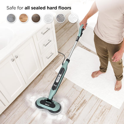 Shark® Alles-in-één Stoom- & Schrobmop – LED-verlichting, XL-watertank, 8 pads